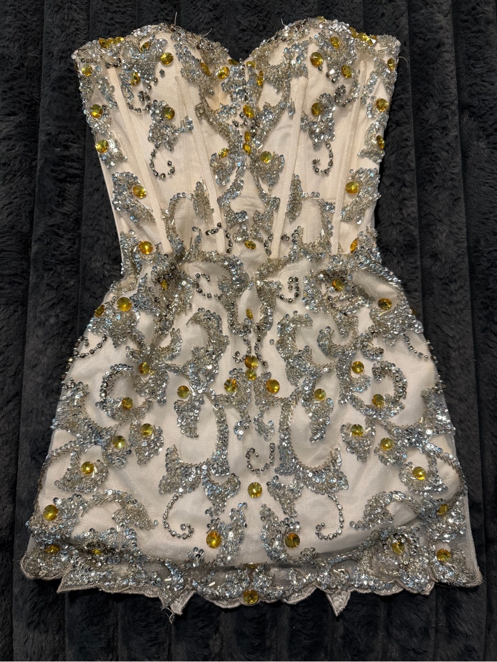 Sherri hill embellished corset mini dress - Picture 8 of 9